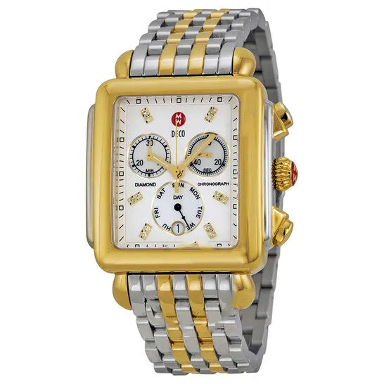 Original Michele Deco XL Day TwoTone Stainless Steel Ladies Watch MWW06Z000014 JMS always Rings Original Michele Deco XL Day TwoTone Stainless Steel Ladies Watch MWW06Z000014 JMS always Rings