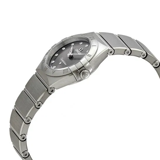 Original Omega Constellation Manhattan Diamond Grey Dial Ladies Watch 13110256056001 JMS always Watches Original Omega Constellation Manhattan Diamond Grey Dial Ladies Watch 13110256056001 JMS always Watches