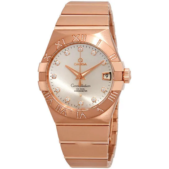 Original Omega Constellation Silver Dial 18kt Rose Gold Mens Watch 12355382152007 JMS always Earrings Original Omega Constellation Silver Dial 18kt Rose Gold Mens Watch 12355382152007 JMS always Earrings