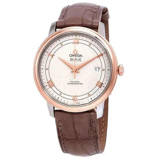 Original Omega De Ville Ivory Silvery Dial Automatic Mens Leather Watch 42423402002003 JMS always Watches Original Omega De Ville Ivory Silvery Dial Automatic Mens Leather Watch 42423402002003 JMS always Watches