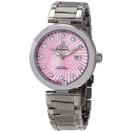 Original Omega DeVille Pink Mother of Pearl Diamond Dial Automatic Ladies Watch 42530342057001 JMS always Watches Original Omega DeVille Pink Mother of Pearl Diamond Dial Automatic Ladies Watch 42530342057001 JMS always Watches
