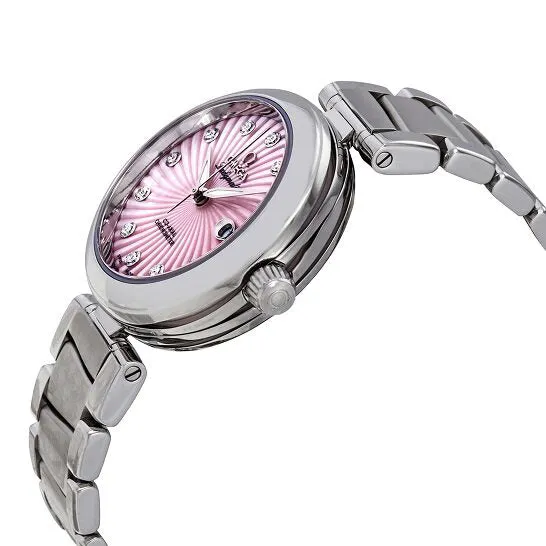 Original Omega DeVille Pink Mother of Pearl Diamond Dial Automatic Ladies Watch 42530342057001 JMS always Watches Original Omega DeVille Pink Mother of Pearl Diamond Dial Automatic Ladies Watch 42530342057001 JMS always Watches