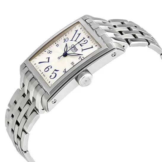 Original Oris Rectanglar Date Automatic Silver Dial Watch 01 561 7657 4061 JMS always Watches Original Oris Rectanglar Date Automatic Silver Dial Watch 01 561 7657 4061 JMS always Watches
