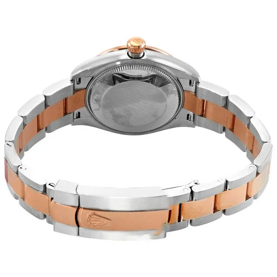Original Rolex Datejust Mother of Pearl Diamond Dial Automatic Ladies Steel and Everose Gold Oyster Watch 278381MDO JMS always Necklaces Original Rolex Datejust Mother of Pearl Diamond Dial Automatic Ladies Steel and Everose Gold Oyster Watch 278381MDO JMS always Necklaces