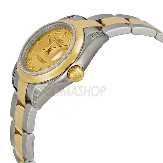 Original Rolex Lady Datejust 26 Champagne Dial Stainless Steel and 18K Yellow Gold Oyster Bracelet Automatic Watch 179163CRO JMS always Bracelets Original Rolex Lady Datejust 26 Champagne Dial Stainless Steel and 18K Yellow Gold Oyster Bracelet Automatic Watch 179163CRO JMS always Bracelets
