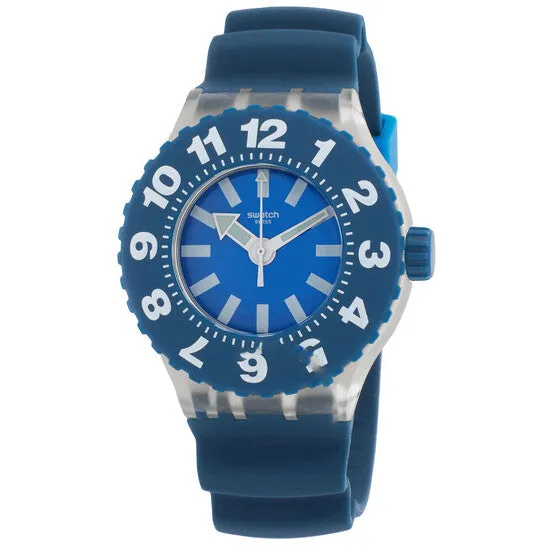 Original Swatch Die Blaue Quartz Blue Dial Unisex Watch SUUK112 JMS always Watches Original Swatch Die Blaue Quartz Blue Dial Unisex Watch SUUK112 JMS always Watches