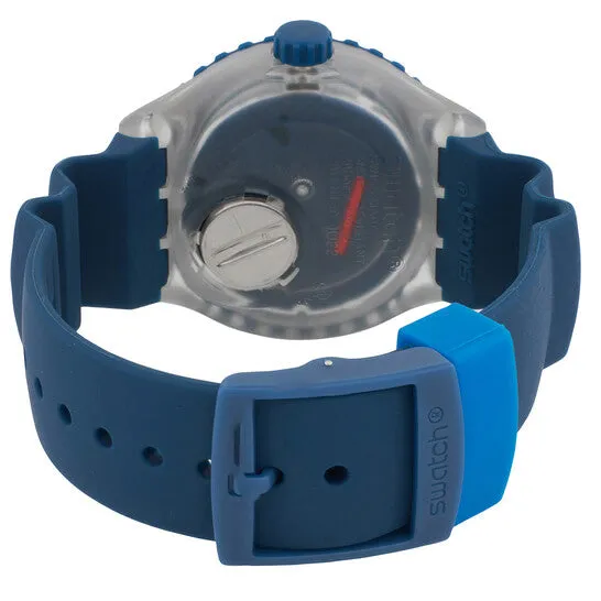 Original Swatch Die Blaue Quartz Blue Dial Unisex Watch SUUK112 JMS always Watches Original Swatch Die Blaue Quartz Blue Dial Unisex Watch SUUK112 JMS always Watches