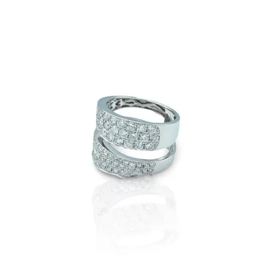 Original Tresorra 18K White Gold Diamond Ring JMS always Rings Original Tresorra 18K White Gold Diamond Ring JMS always Rings