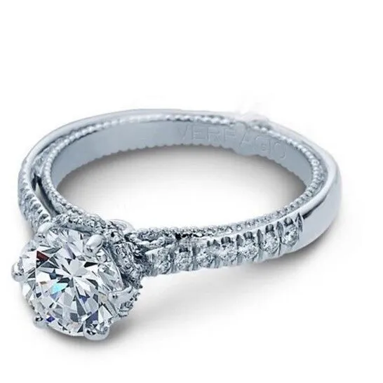 Original Verragio Engagement Ring 18K WG 625 JMS always Rings