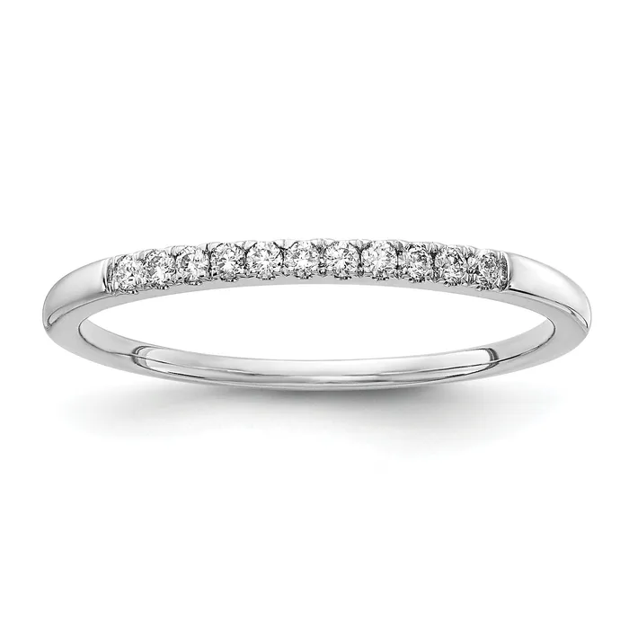 Rings 14k White Gold 110 Ct Lab Grown Diamond VSSI G Wedding Band Ring Goldia