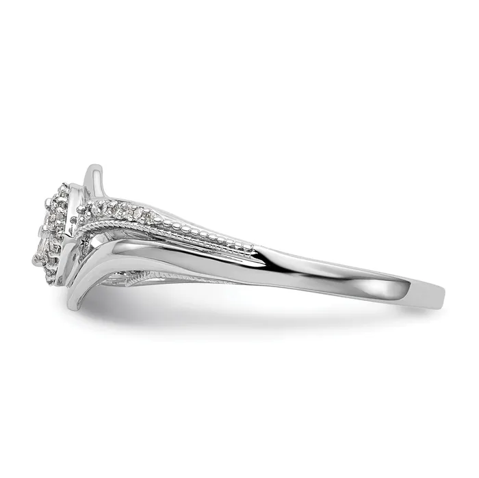 Rings 14K White Gold Complete Diamond PromiseEngagement Ring Goldiacom