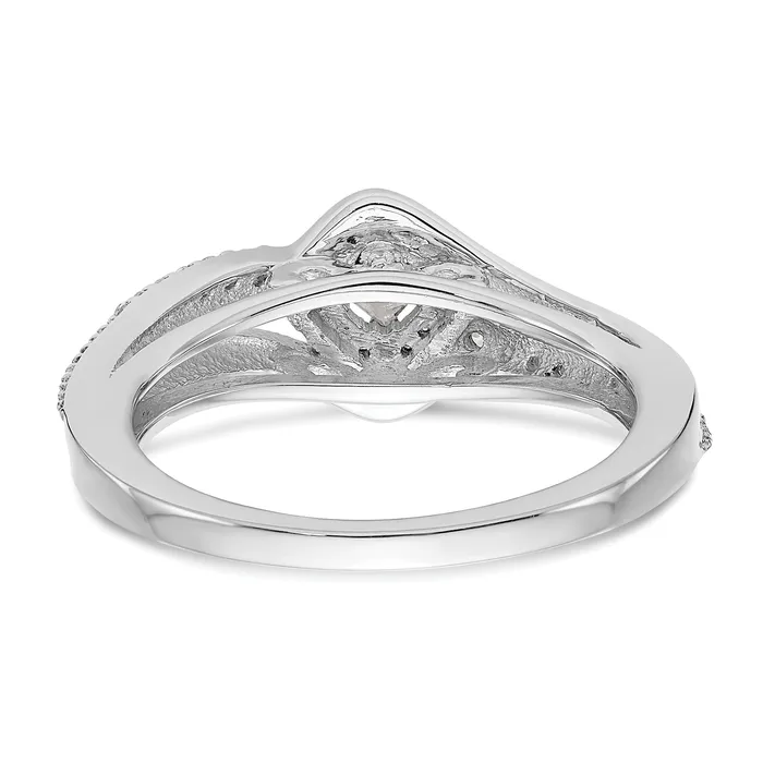 Rings 14K White Gold Complete Diamond PromiseEngagement Ring Goldiacom