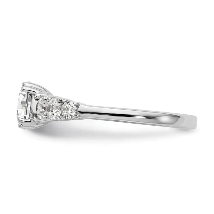 Rings 14k White Gold Simulated Diamond Engagement Ring Goldiacom Rings 14k White Gold Simulated Diamond Engagement Ring Goldiacom