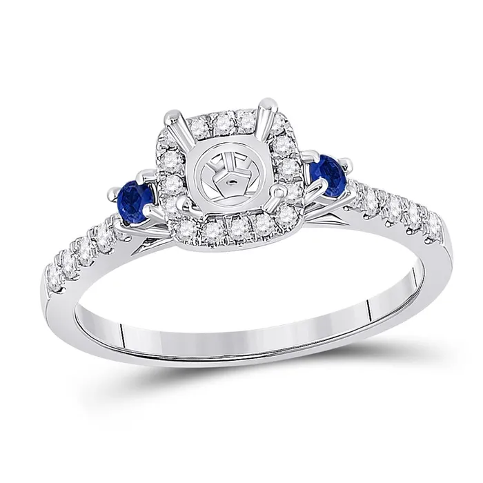 Rings gndatlanta 14CTWDiamond SM 18CTSAPP SM BRIDAL RING