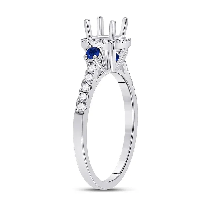 Rings gndatlanta 14CTWDiamond SM 18CTSAPP SM BRIDAL RING