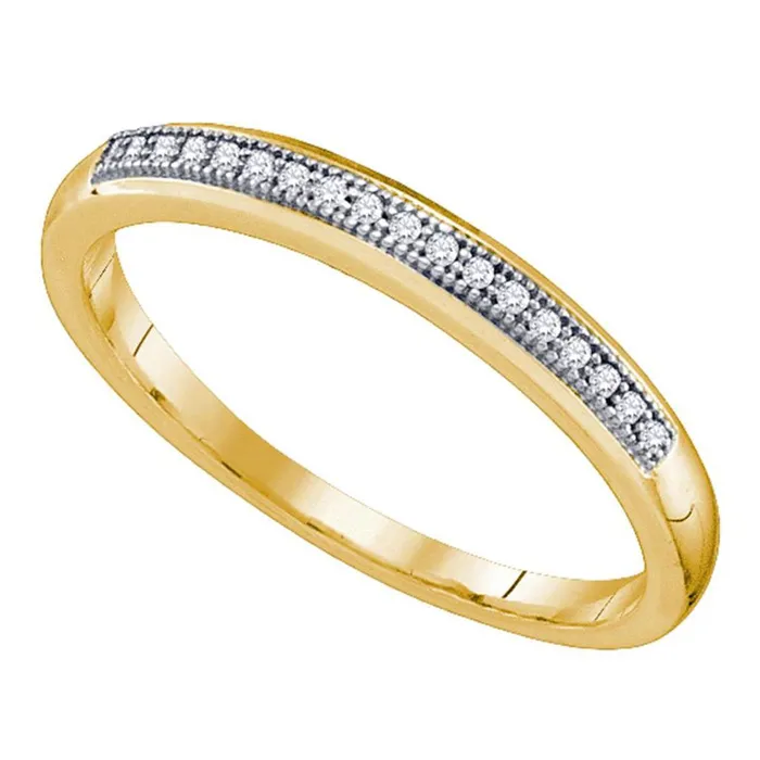 Rings gndatlanta 10k Yellow Gold Round Diamond Bridal Wedding Anniversary Band 120 Cttw Rings gndatlanta 10k Yellow Gold Round Diamond Bridal Wedding Anniversary Band 120 Cttw