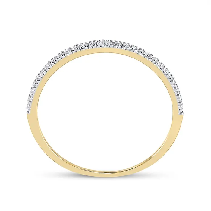 Rings gndatlanta 10k Yellow Gold Round Diamond Halo Bridal Wedding Ring Set 14 Cttw