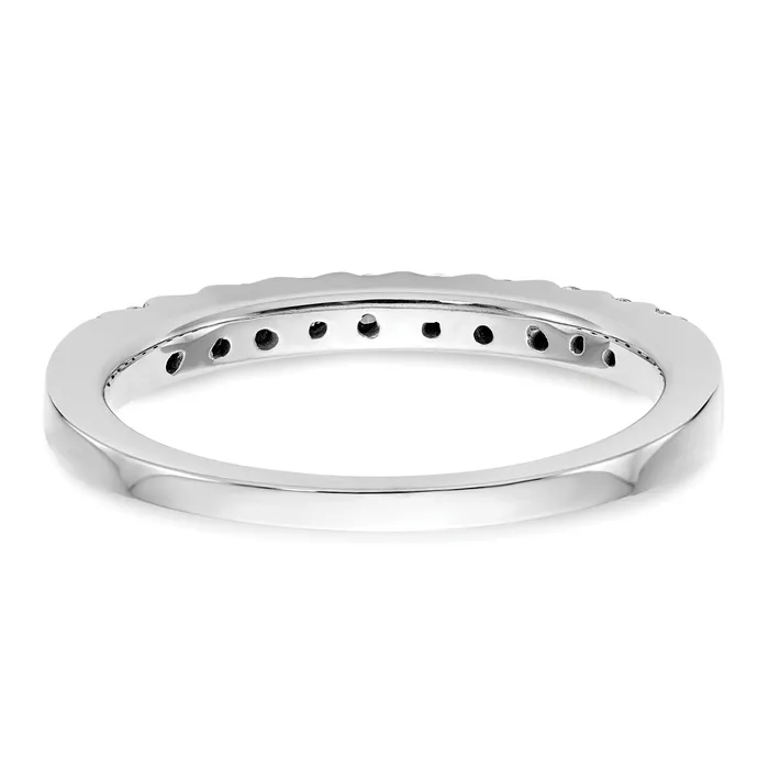Rings Goldia 030ct CZ Solid Real 14K White Gold Wedding Wedding Band Ring