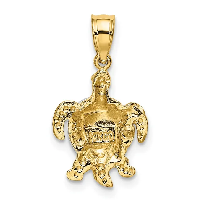 Rings Goldia 14k Twotone Gold Gold Turtle Charm