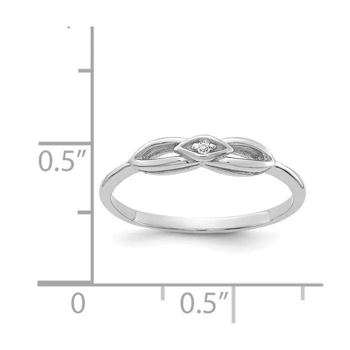 Rings Goldia 14k White Gold Polished AA Diamond ring