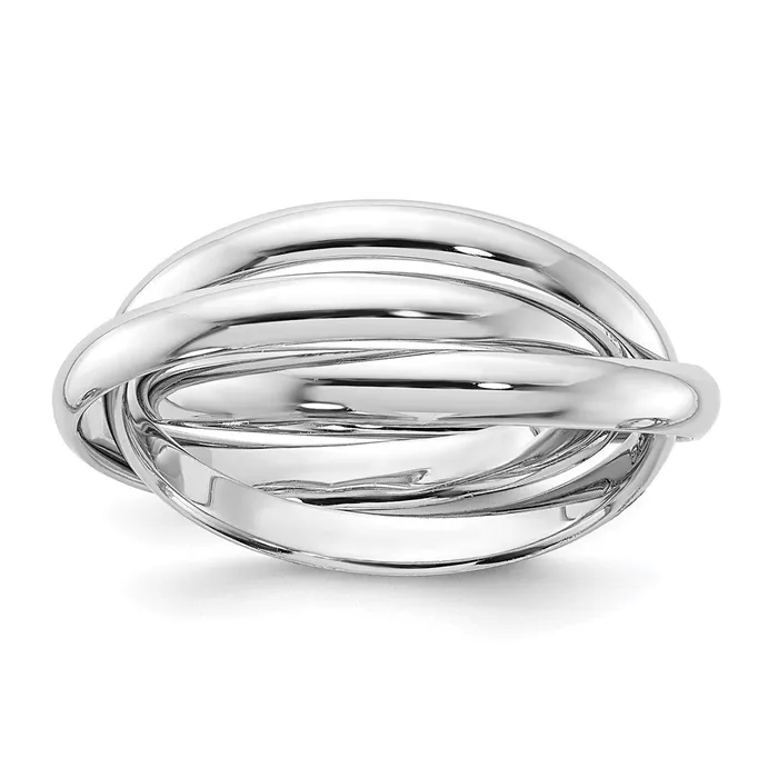 Rings Goldia 14k White Gold Polished Rolling Ring