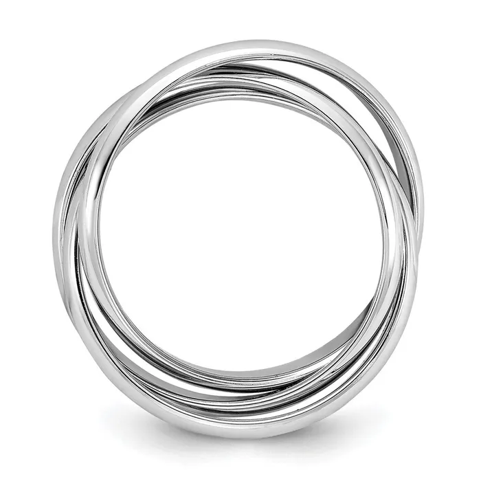 Rings Goldia 14k White Gold Polished Rolling Ring