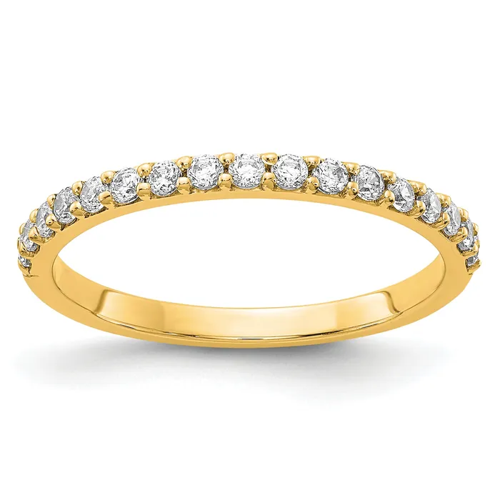 Rings Goldia 14k Yellow Gold 13 Ct Lab Grown Diamond VSSI G Band Ring