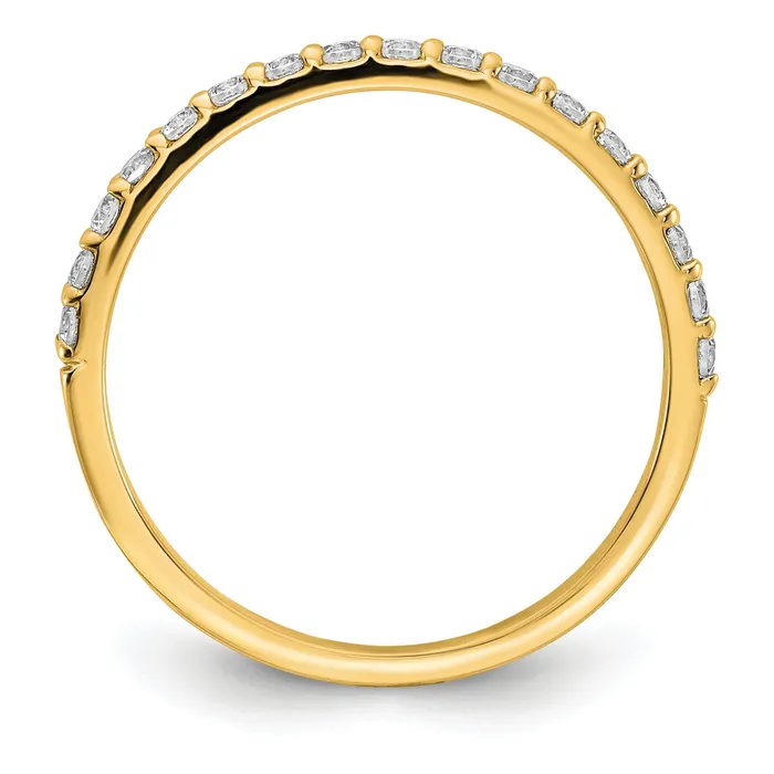 Rings Goldia 14k Yellow Gold 13 Ct Lab Grown Diamond VSSI G Band Ring