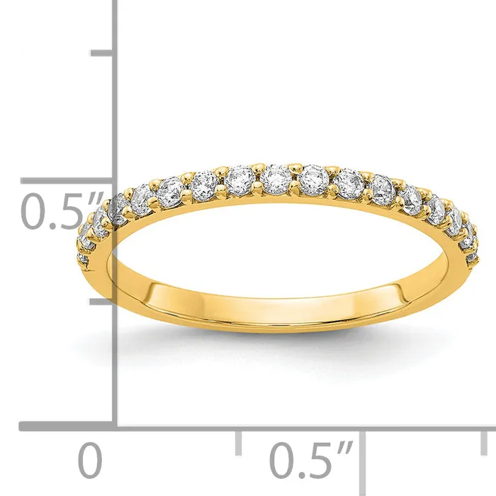 Rings Goldia 14k Yellow Gold 13 Ct Lab Grown Diamond VSSI G Band Ring