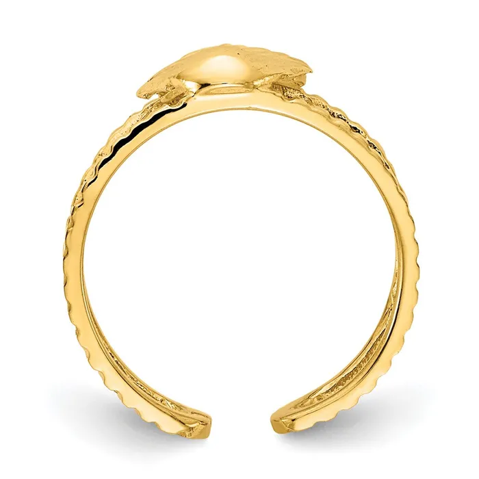 Rings Goldia 14k Yellow Gold Sea Shell Toe Ring