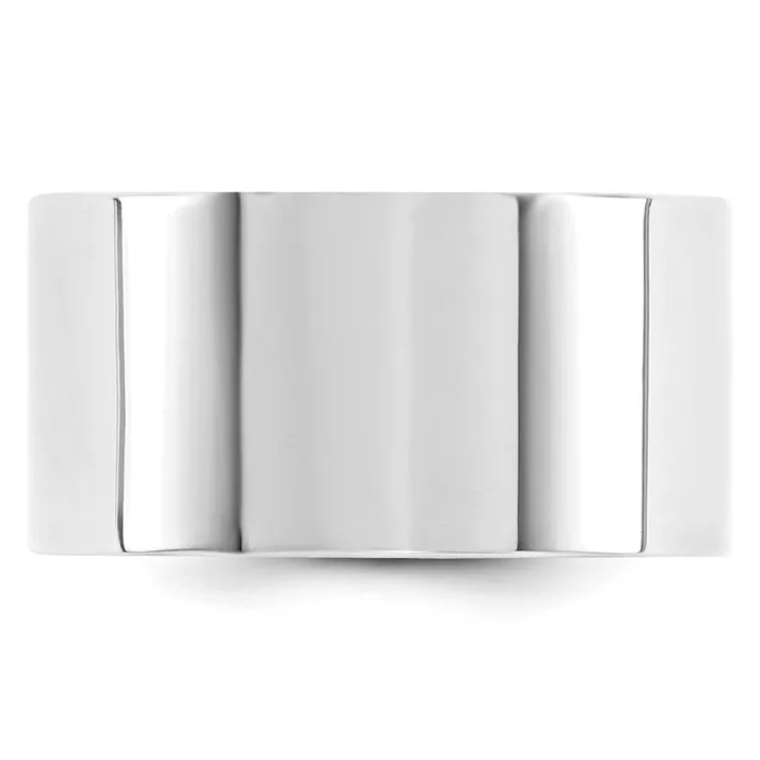 Rings Goldia Solid 10K White Gold 12mm Standard Flat Comfort Fit MensWomens Wedding Band Ring Size 9 Rings Goldia Solid 10K White Gold 12mm Standard Flat Comfort Fit MensWomens Wedding Band Ring Size 9