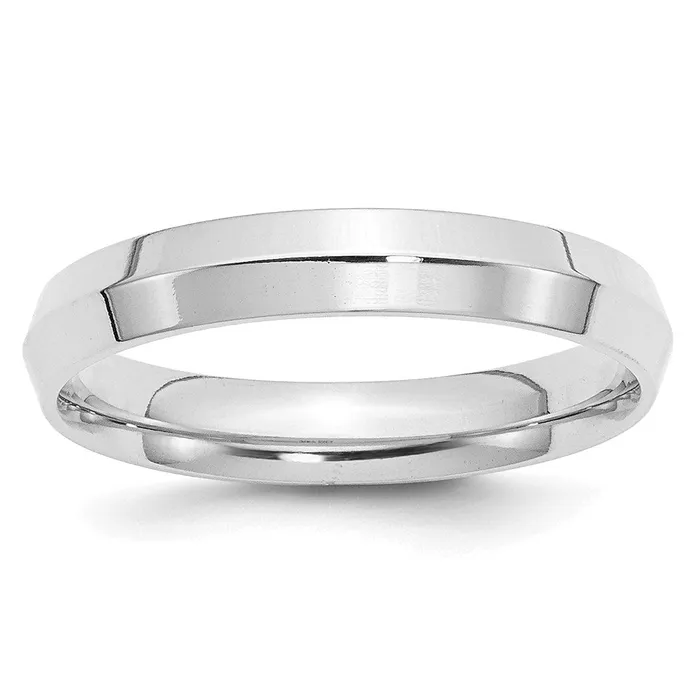 Rings Goldia Solid 10K White Gold 4mm Knife Edge Comfort Fit MensWomens Wedding Band Ring Size 105 Rings Goldia Solid 10K White Gold 4mm Knife Edge Comfort Fit MensWomens Wedding Band Ring Size 105