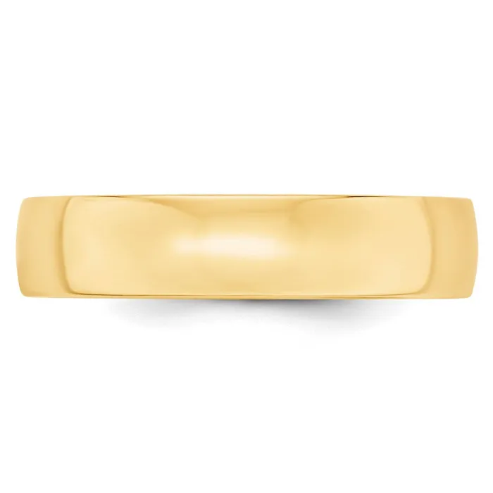 Rings Goldia Solid 14K Yellow Gold 5mm Light Weight Comfort Fit MensWomens Wedding Band Ring Size 6 Rings Goldia Solid 14K Yellow Gold 5mm Light Weight Comfort Fit MensWomens Wedding Band Ring Size 6