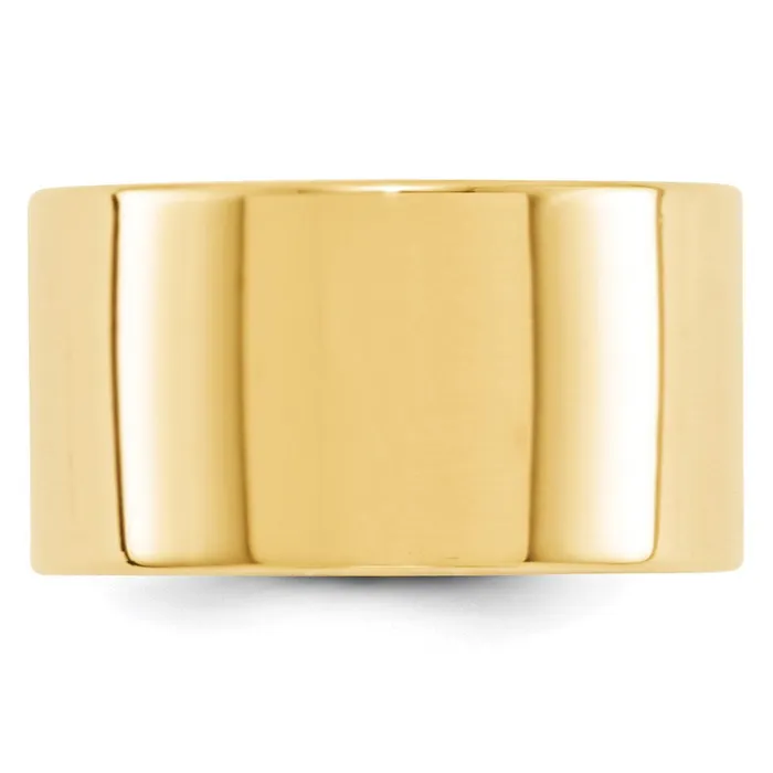 Rings Goldia Solid 18K Yellow Gold 12mm Light Weight Flat MensWomens Wedding Band Ring Size 55 Rings Goldia Solid 18K Yellow Gold 12mm Light Weight Flat MensWomens Wedding Band Ring Size 55