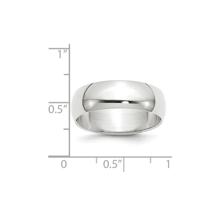 Rings Goldia Solid 18K Yellow Gold White Gold 7mm HalfRound MensWomens Wedding Band Ring Size 10 Rings Goldia Solid 18K Yellow Gold White Gold 7mm HalfRound MensWomens Wedding Band Ring Size 10