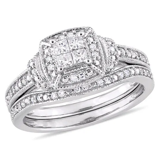 Rings JMS always Original Amour 10k White Gold 13 CT TDW Diamonds Cocktail Ring Rings JMS always Original Amour 10k White Gold 13 CT TDW Diamonds Cocktail Ring