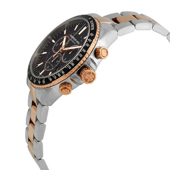 Rings Original Raymond Weil Tango Chronograph Quartz Black Dial Twotone Mens Watch 8570 SP520001 JMS always Rings Original Raymond Weil Tango Chronograph Quartz Black Dial Twotone Mens Watch 8570 SP520001 JMS always