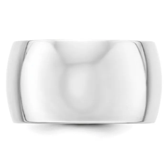 Rings Solid 10K White Gold 12mm Half Round MensWomens Wedding Band Ring Size 125 Goldia Rings Solid 10K White Gold 12mm Half Round MensWomens Wedding Band Ring Size 125 Goldia