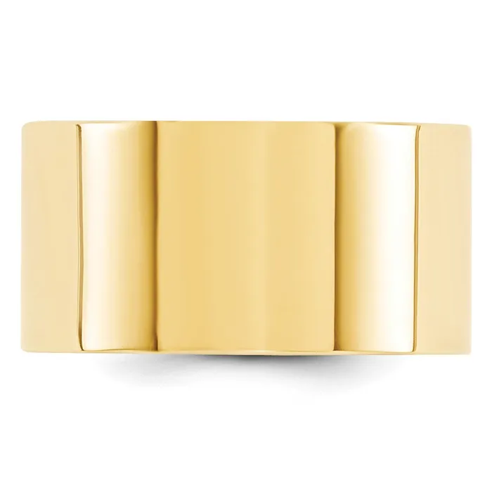 Rings Solid 10K Yellow Gold 12mm Standard Flat Comfort Fit MensWomens Wedding Band Ring Size 65 Goldia Rings Solid 10K Yellow Gold 12mm Standard Flat Comfort Fit MensWomens Wedding Band Ring Size 65 Goldia