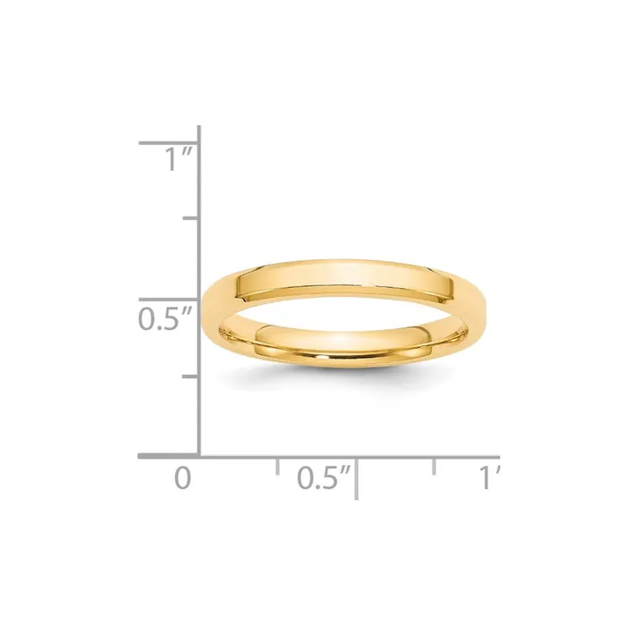 Rings Solid 10K Yellow Gold 3mm Bevel Edge Comfort Fit MensWomens Wedding Band Ring Size 8 Goldia Rings Solid 10K Yellow Gold 3mm Bevel Edge Comfort Fit MensWomens Wedding Band Ring Size 8 Goldia