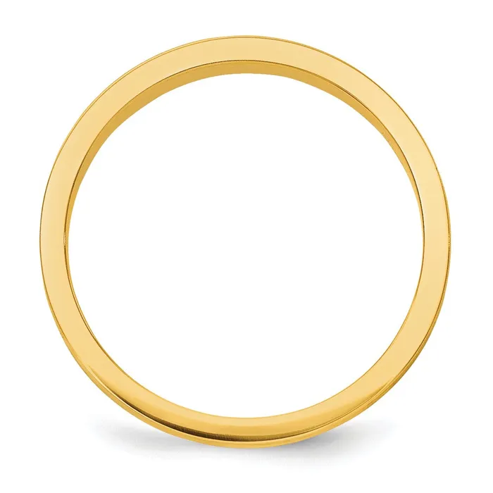 Rings Solid 10K Yellow Gold 3mm Tapered Satin MensWomens Wedding Band Ring Size 75 Goldia Rings Solid 10K Yellow Gold 3mm Tapered Satin MensWomens Wedding Band Ring Size 75 Goldia