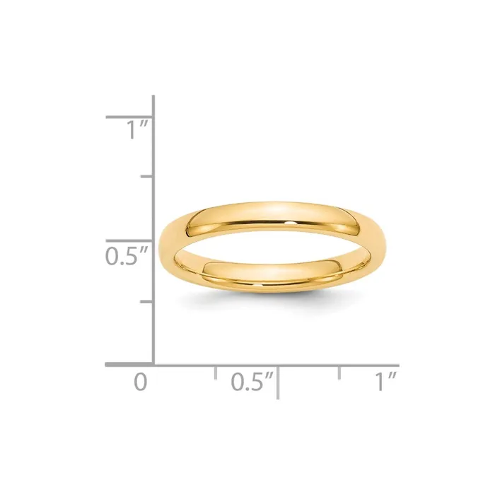 Solid 10K Yellow Gold 3mm Comfort Fit MensWomens Wedding Band Ring Size 95 Goldia Rings Solid 10K Yellow Gold 3mm Comfort Fit MensWomens Wedding Band Ring Size 95 Goldia Rings