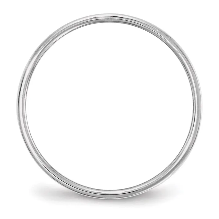 Solid 14K White Gold 5mm Light Weight Flat MensWomens Wedding Band Ring Size 8 Goldia Rings Solid 14K White Gold 5mm Light Weight Flat MensWomens Wedding Band Ring Size 8 Goldia Rings