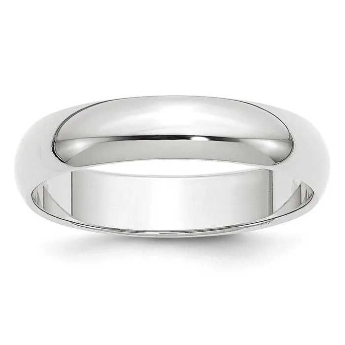 Solid 14K Yellow Gold White Gold 5mm HalfRound MensWomens Wedding Band Ring Size 85 Goldia Rings Solid 14K Yellow Gold White Gold 5mm HalfRound MensWomens Wedding Band Ring Size 85 Goldia Rings