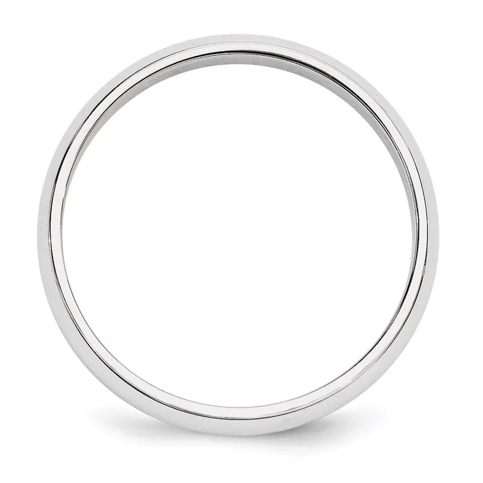 Solid 14K Yellow Gold White Gold 5mm HalfRound MensWomens Wedding Band Ring Size 85 Goldia Rings Solid 14K Yellow Gold White Gold 5mm HalfRound MensWomens Wedding Band Ring Size 85 Goldia Rings