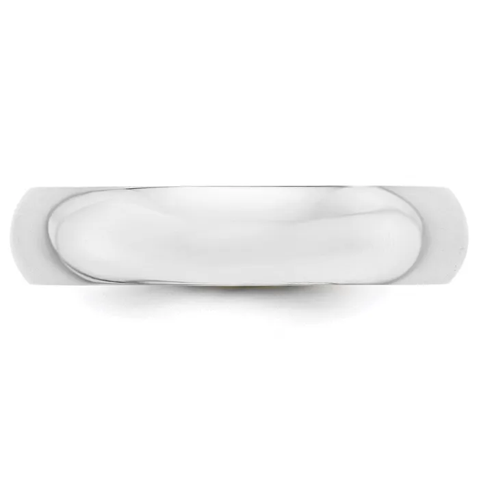 Solid 14K Yellow Gold White Gold 5mm HalfRound MensWomens Wedding Band Ring Size 85 Goldia Rings Solid 14K Yellow Gold White Gold 5mm HalfRound MensWomens Wedding Band Ring Size 85 Goldia Rings