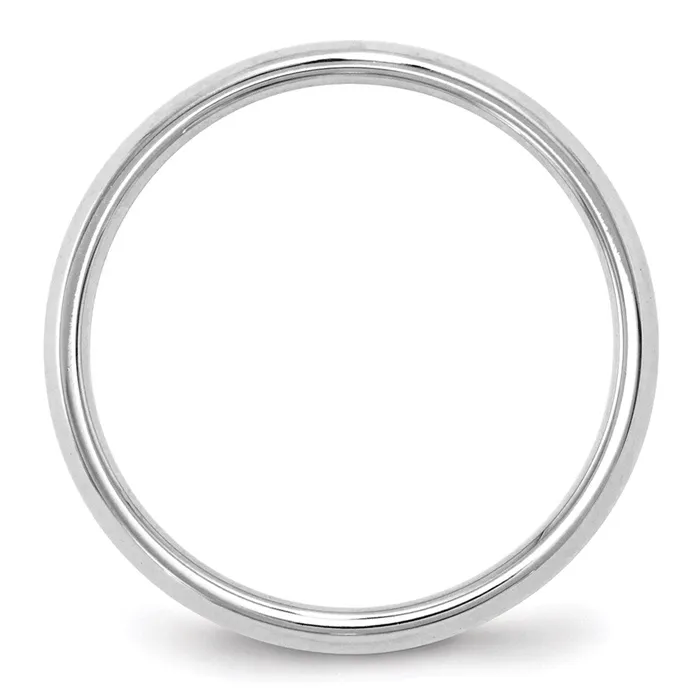 Solid 18K White Gold 25mm Knife Edge Comfort Fit MensWomens Wedding Band Ring Size 14 Goldia Rings Solid 18K White Gold 25mm Knife Edge Comfort Fit MensWomens Wedding Band Ring Size 14 Goldia Rings
