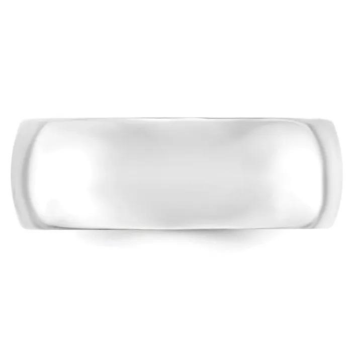 Solid 18K White Gold 8mm Standard Comfort Fit MensWomens Wedding Band Ring Size 13 Goldia Rings Solid 18K White Gold 8mm Standard Comfort Fit MensWomens Wedding Band Ring Size 13 Goldia Rings