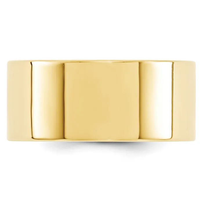 Solid 18K Yellow Gold 10mm Standard Flat Comfort Fit MensWomens Wedding Band Ring Size 105 Goldia Rings Solid 18K Yellow Gold 10mm Standard Flat Comfort Fit MensWomens Wedding Band Ring Size 105 Goldia Rings