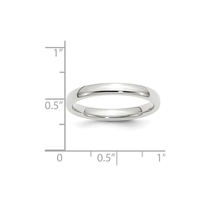 Solid 18K Yellow Gold White Gold 3mm Comfort Fit MensWomens Wedding Band Ring Size 11 Goldia Rings Solid 18K Yellow Gold White Gold 3mm Comfort Fit MensWomens Wedding Band Ring Size 11 Goldia Rings